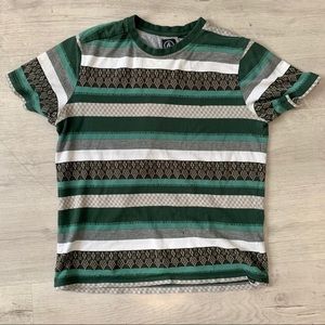Green and White Volcom T-Shirt